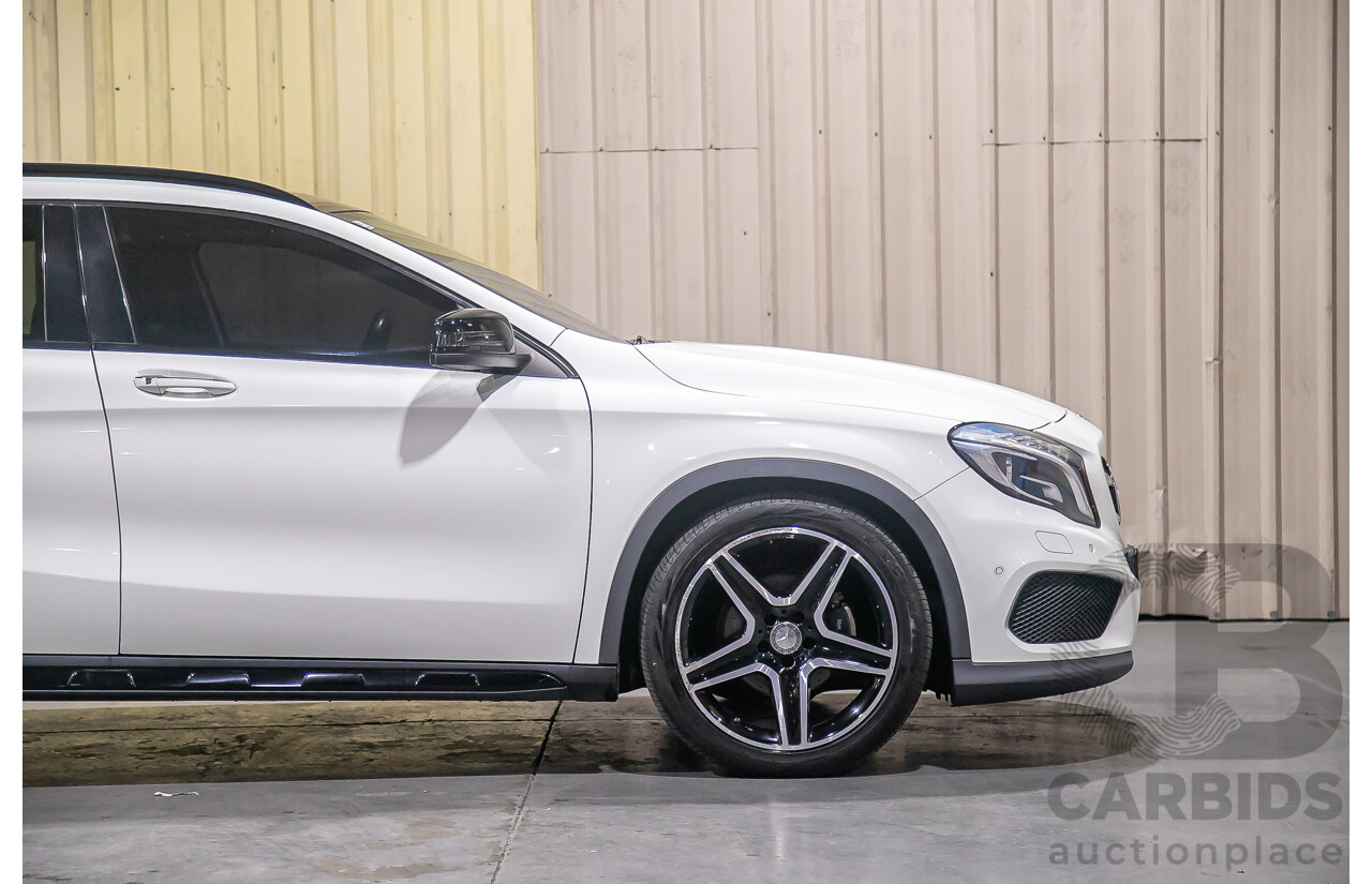 4/2016 Mercedes Benz GLA200d AMG Pack X156 4d Wagon White Turbo Diesel 2.1L