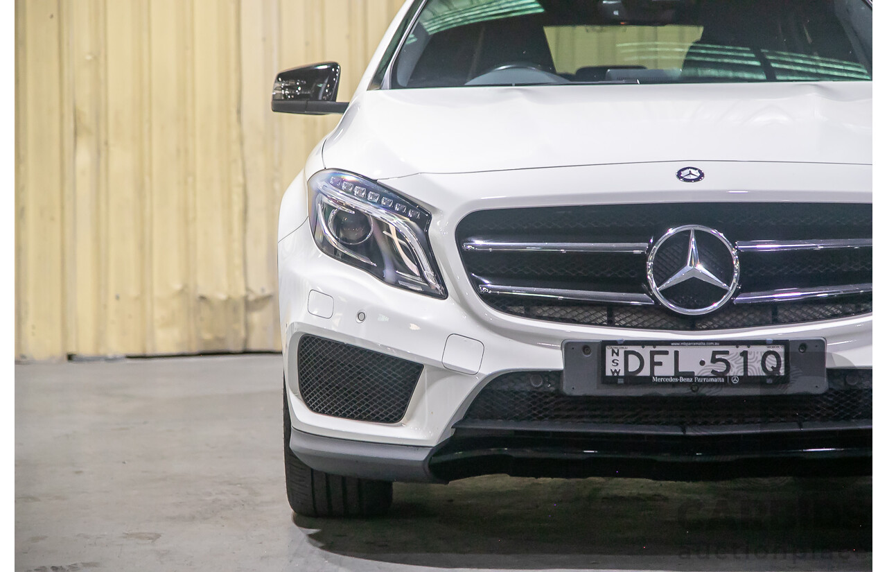 4/2016 Mercedes Benz GLA200d AMG Pack X156 4d Wagon White Turbo Diesel 2.1L