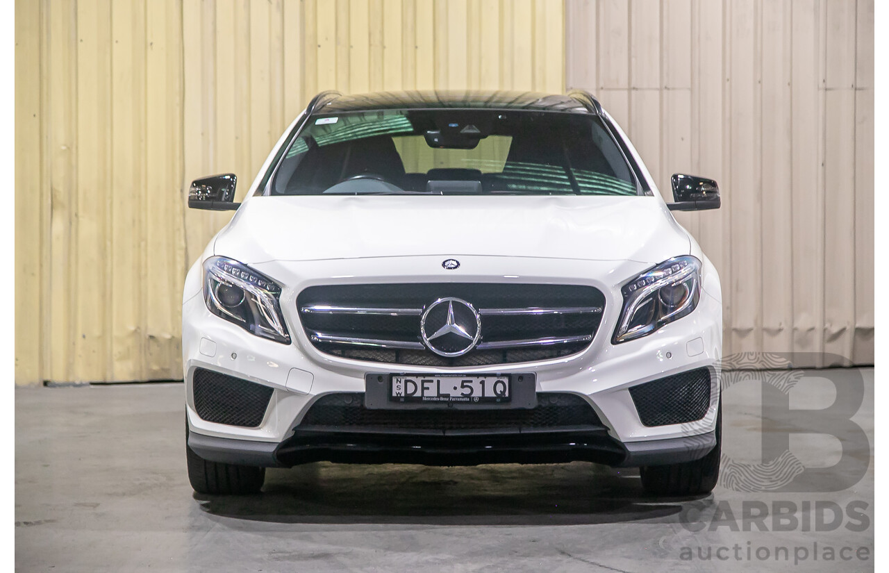 4/2016 Mercedes Benz GLA200d AMG Pack X156 4d Wagon White Turbo Diesel 2.1L