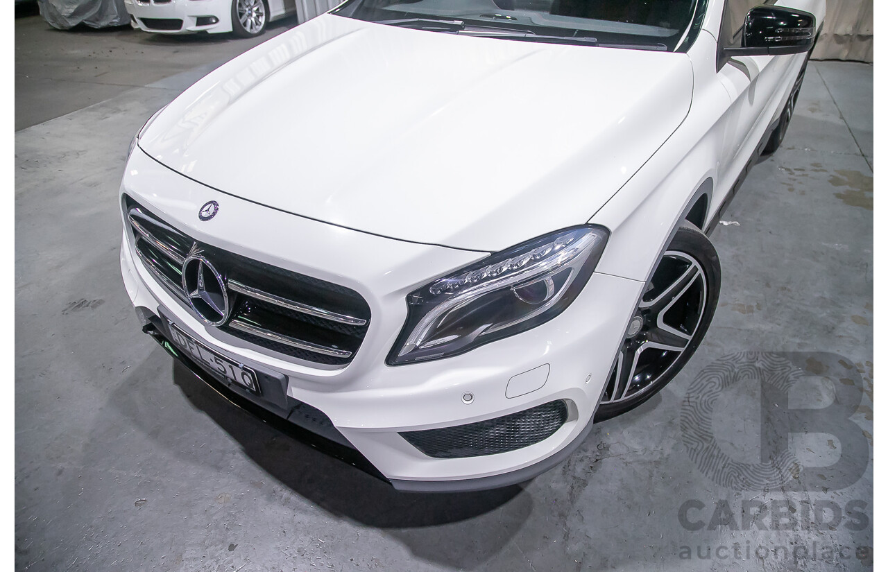 4/2016 Mercedes Benz GLA200d AMG Pack X156 4d Wagon White Turbo Diesel 2.1L