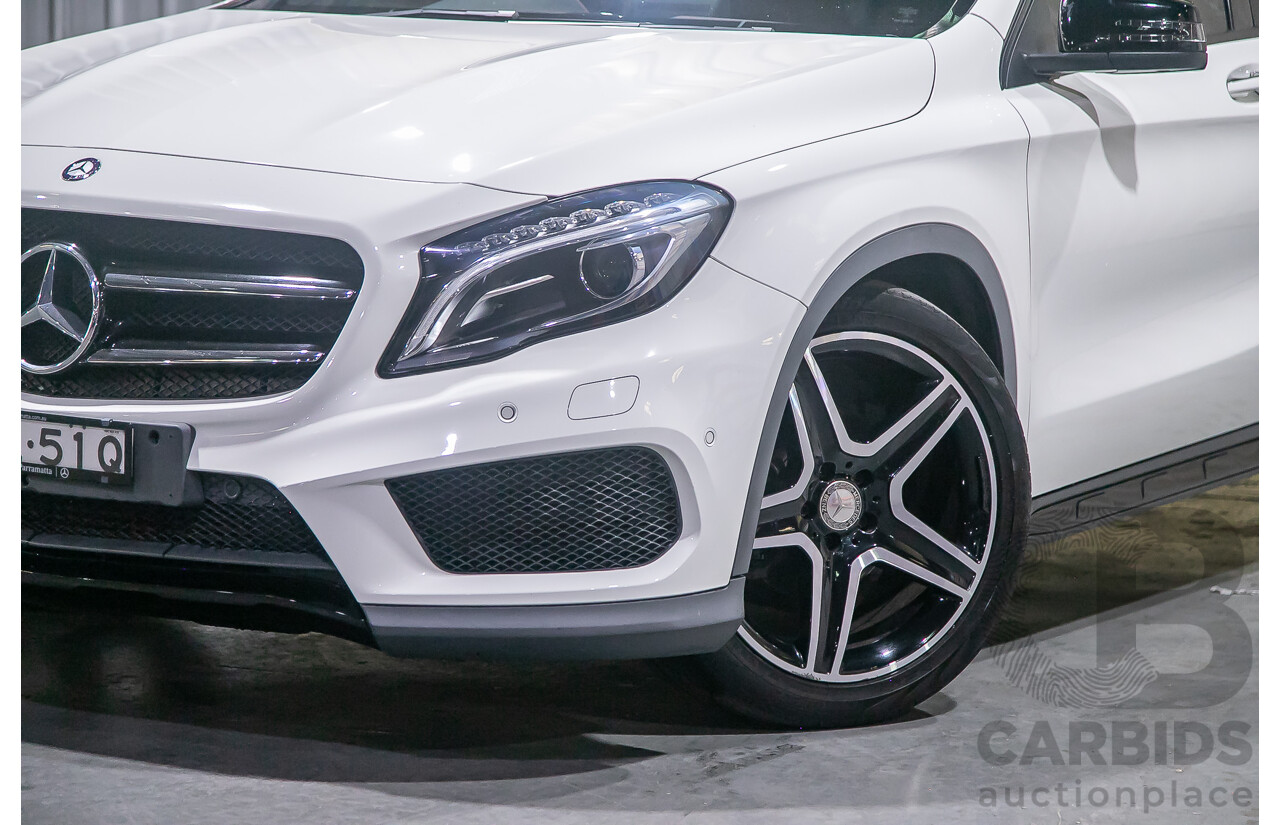 4/2016 Mercedes Benz GLA200d AMG Pack X156 4d Wagon White Turbo Diesel 2.1L