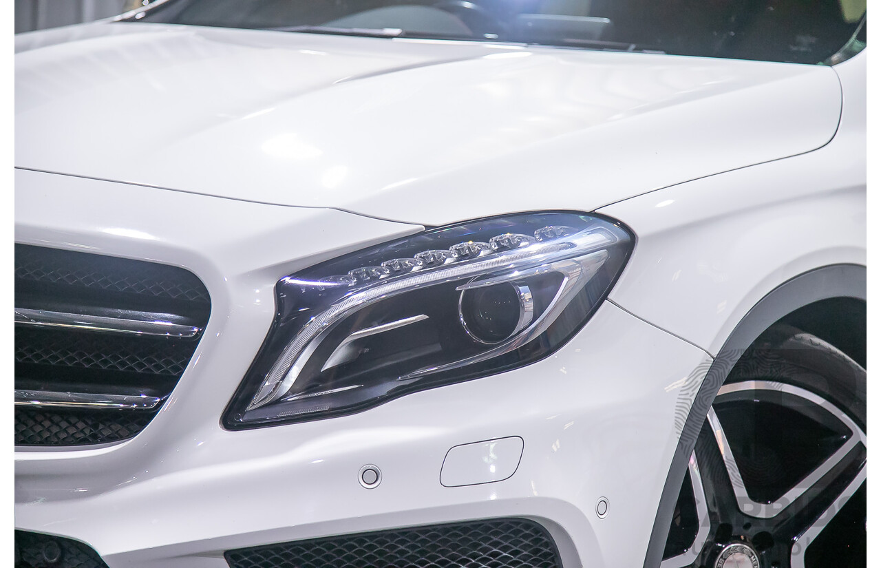 4/2016 Mercedes Benz GLA200d AMG Pack X156 4d Wagon White Turbo Diesel 2.1L