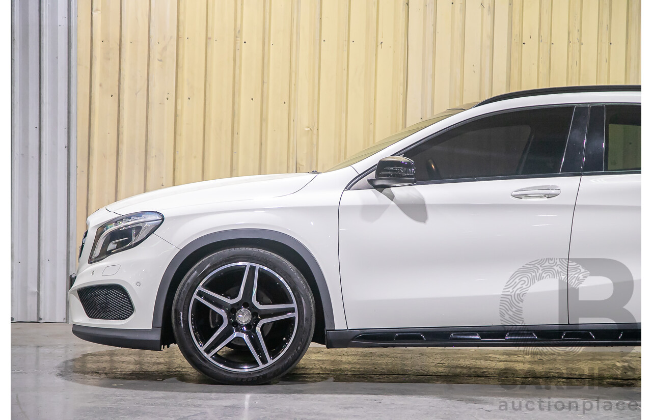 4/2016 Mercedes Benz GLA200d AMG Pack X156 4d Wagon White Turbo Diesel 2.1L
