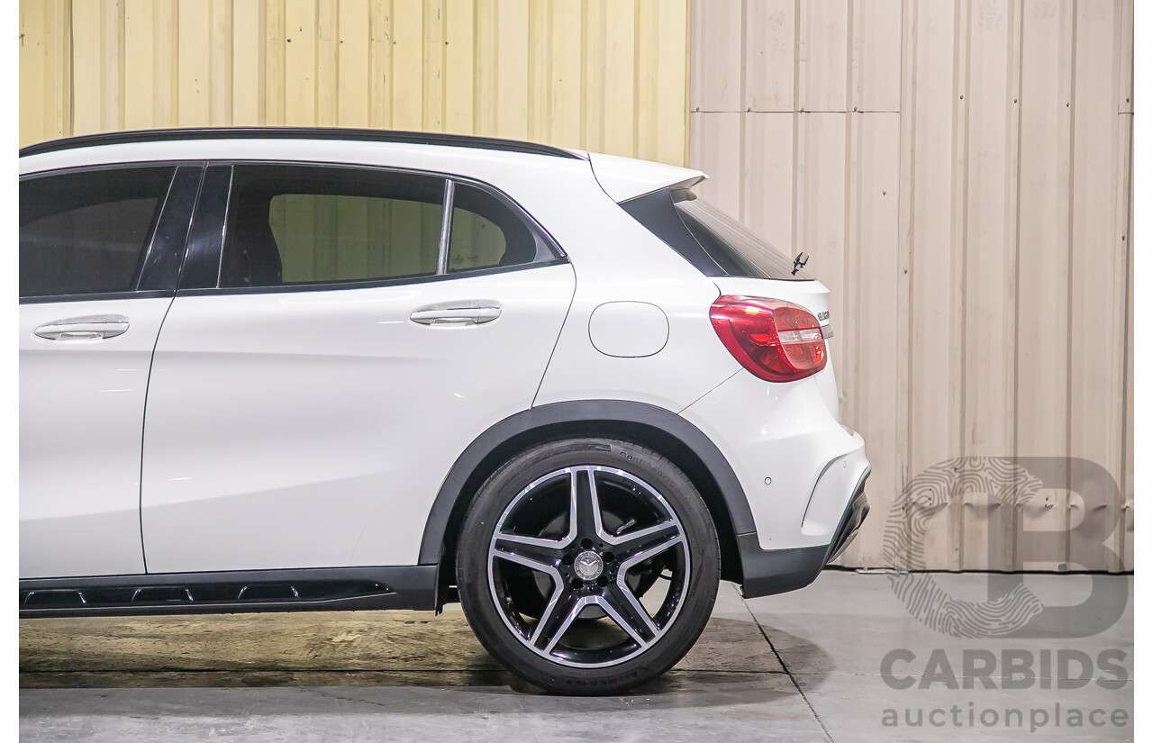 4/2016 Mercedes Benz GLA200d AMG Pack X156 4d Wagon White Turbo Diesel 2.1L