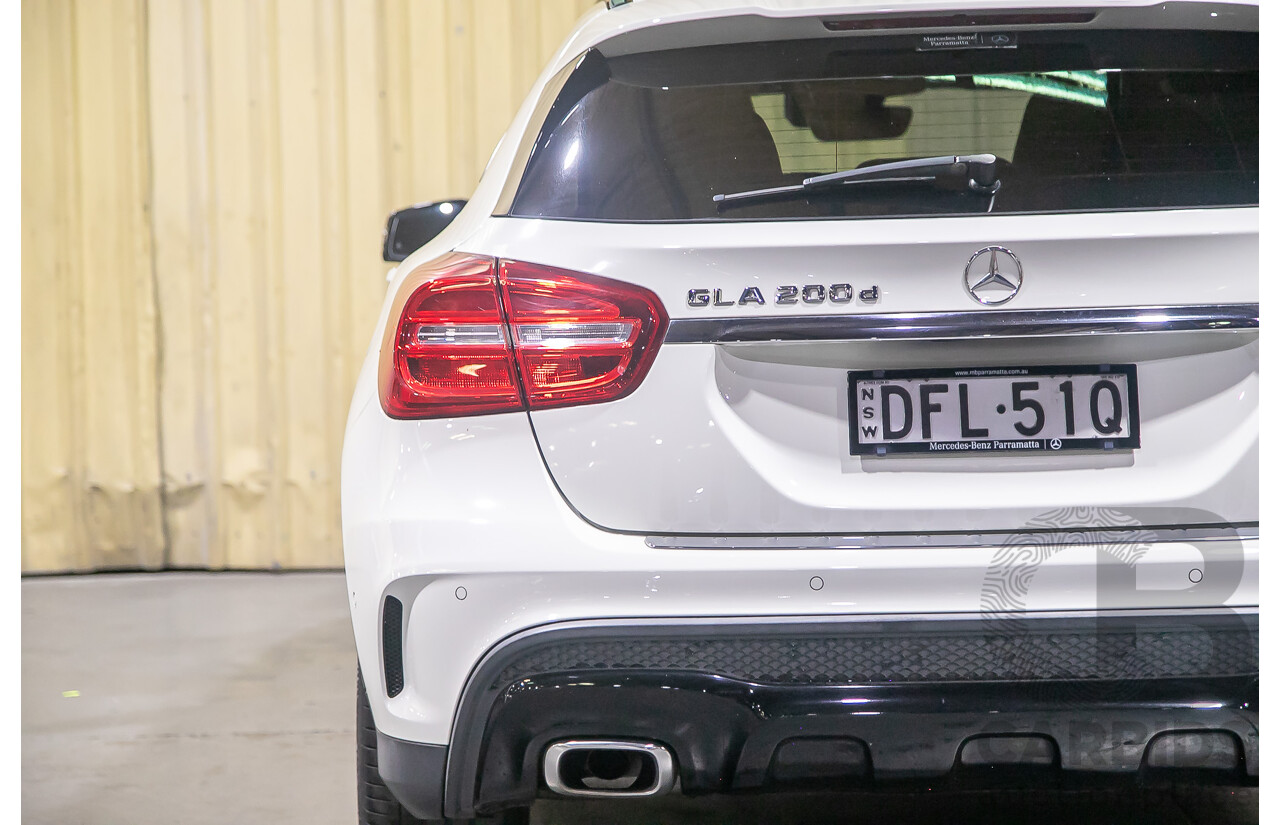 4/2016 Mercedes Benz GLA200d AMG Pack X156 4d Wagon White Turbo Diesel 2.1L