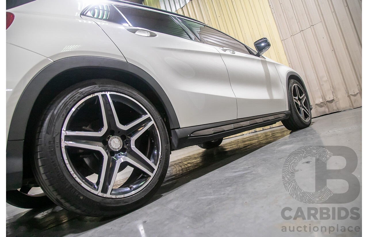 4/2016 Mercedes Benz GLA200d AMG Pack X156 4d Wagon White Turbo Diesel 2.1L