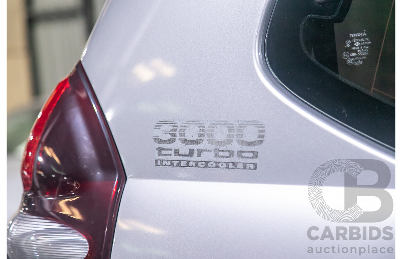 4/2004 Toyota Landcruiser Prado GX (4x4) KZJ120R 4d Wagon Silver Turbo Diesel 3.0L