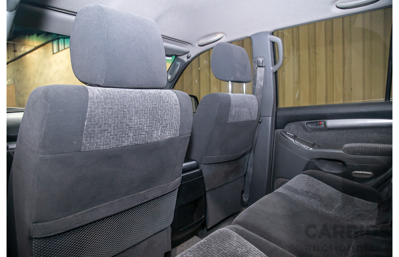 4/2004 Toyota Landcruiser Prado GX (4x4) KZJ120R 4d Wagon Silver Turbo Diesel 3.0L