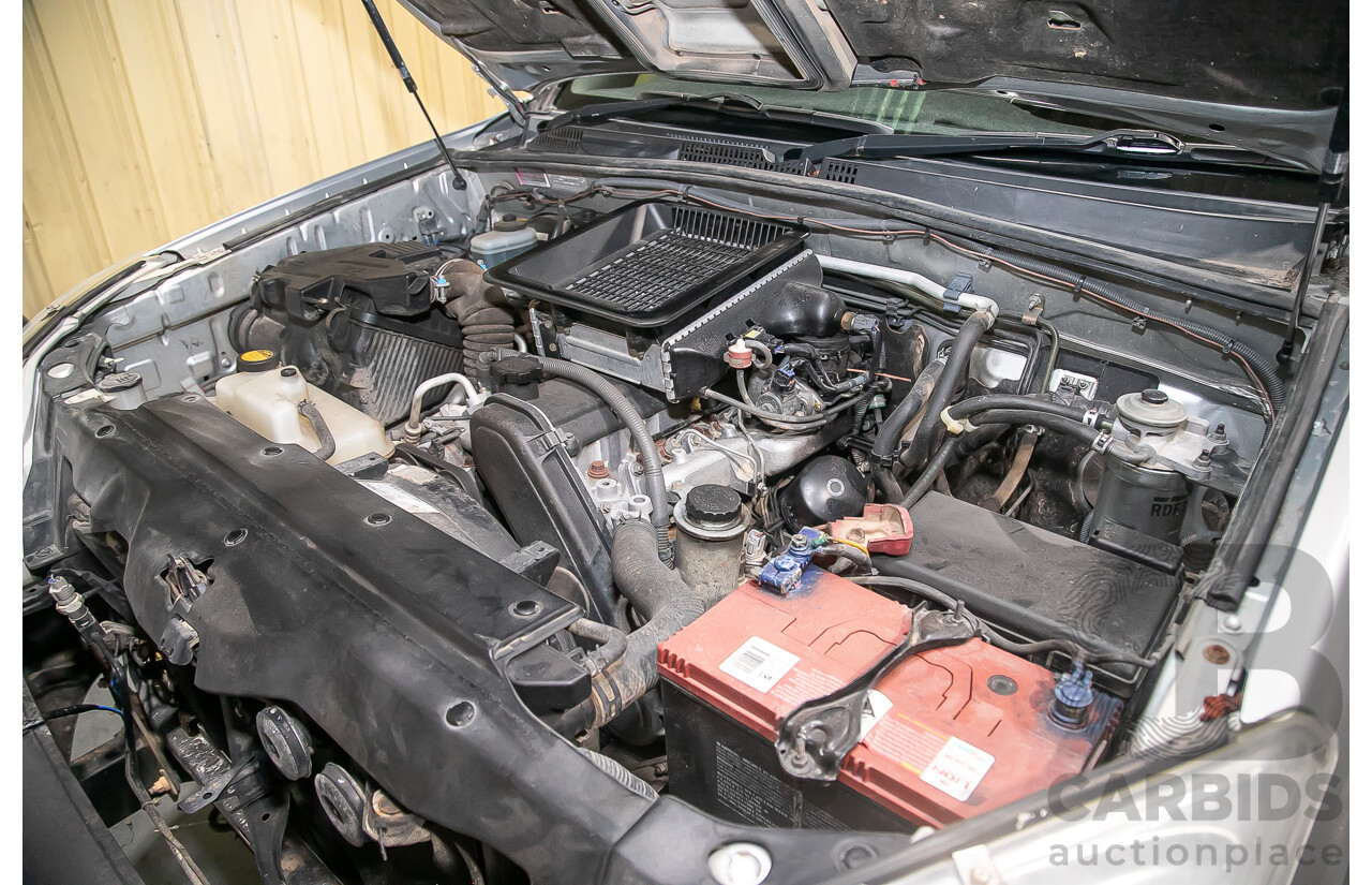 4/2004 Toyota Landcruiser Prado GX (4x4) KZJ120R 4d Wagon Silver Turbo Diesel 3.0L