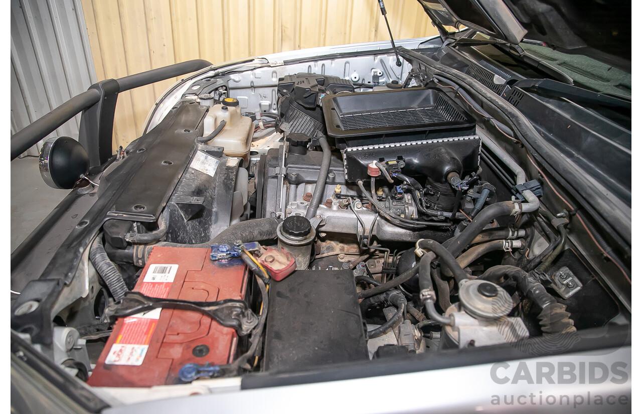 4/2004 Toyota Landcruiser Prado GX (4x4) KZJ120R 4d Wagon Silver Turbo Diesel 3.0L