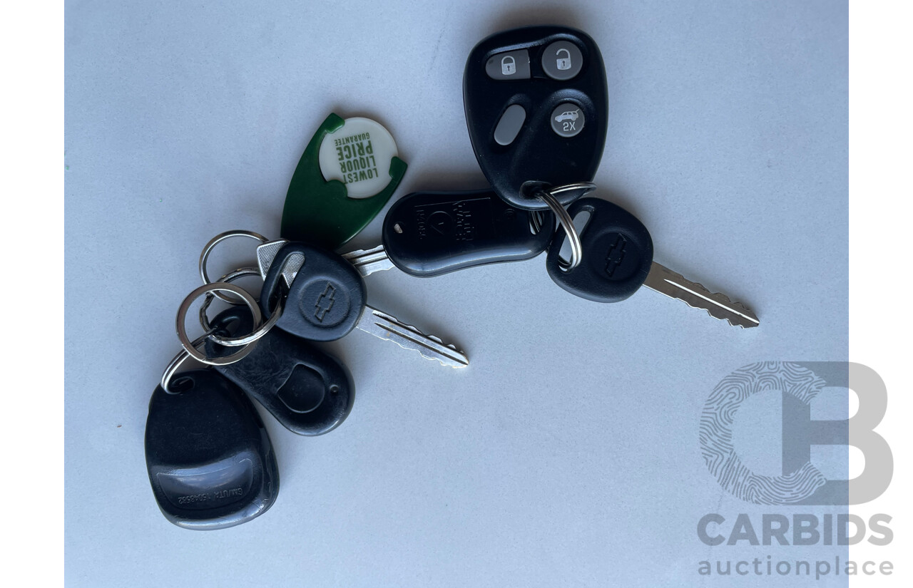 2/2002 Chevrolet Blazer LT Wagon Red 4.3L - Compliance dated 04/11