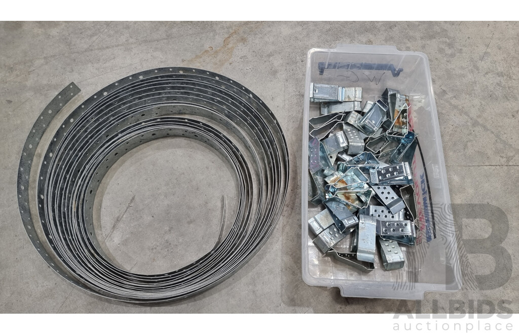 Strap Galvanized Perforated Hoop Iron & Suspension Clips