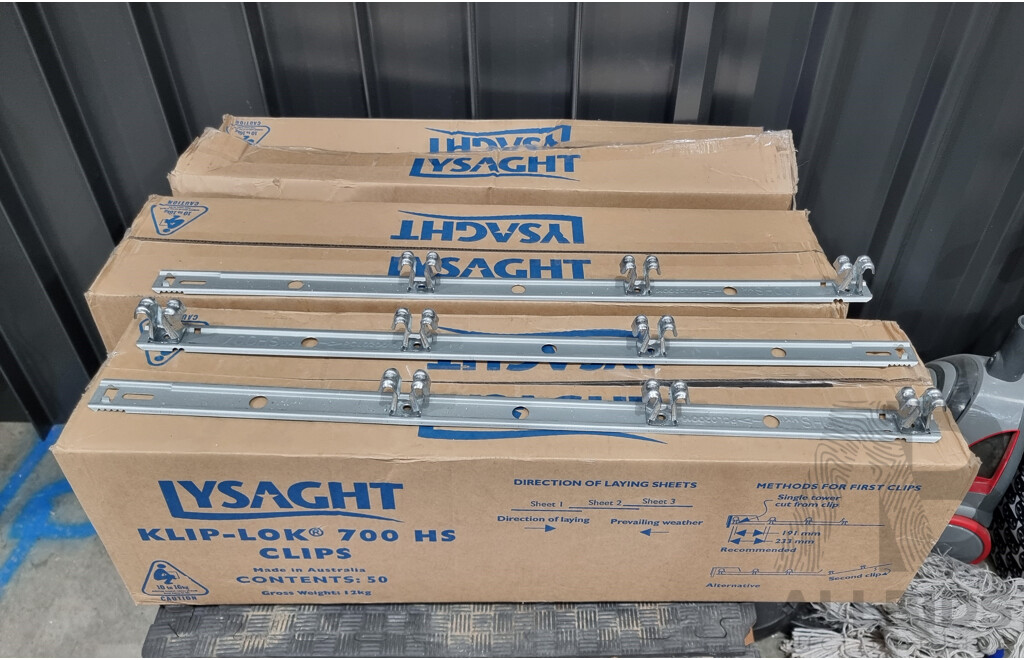 LYSAGHT Klip-Lok 700 HS Clips Approx.120Pcs