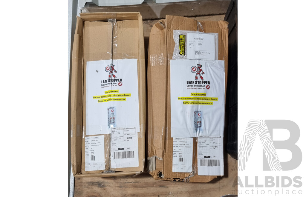 Set of Two Gutter Protection Leaf Stoppers - 30m