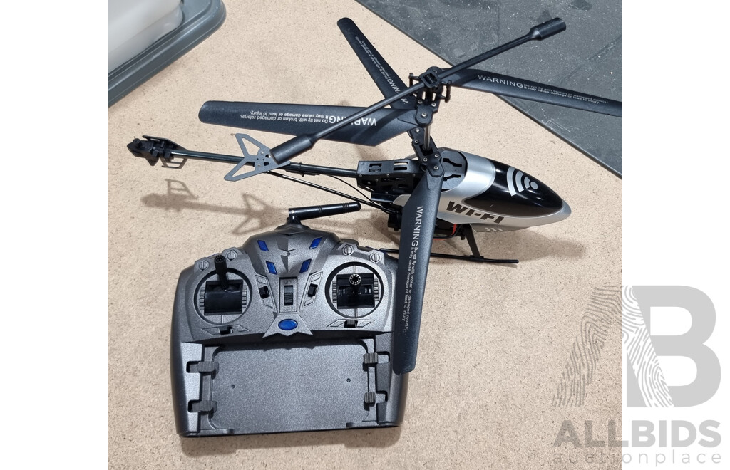 Collection of NERF Guns, Attachements and Accessories with a RC Helicopter