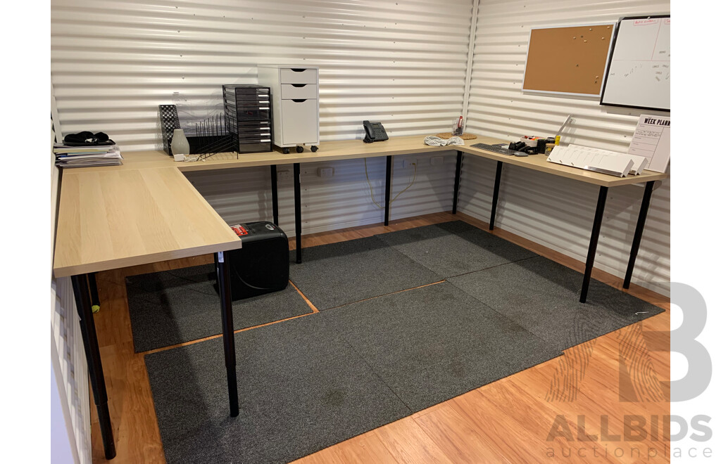 Double Corner Office Desk Workstation