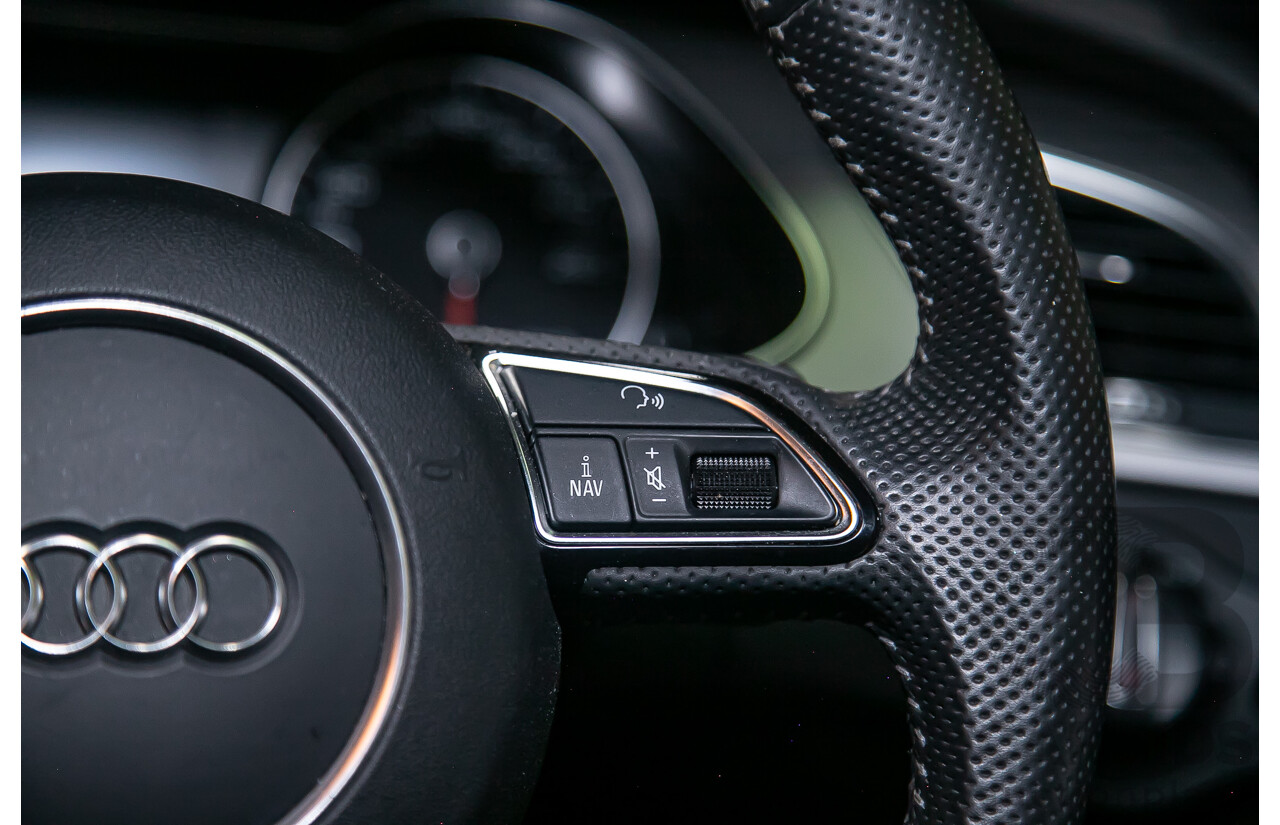 8/2013 Audi A4 2.0 TFSI Quattro (AWD) S-Line Pack B8 (8K) MY13 4d Sedan White Turbo 2.0L