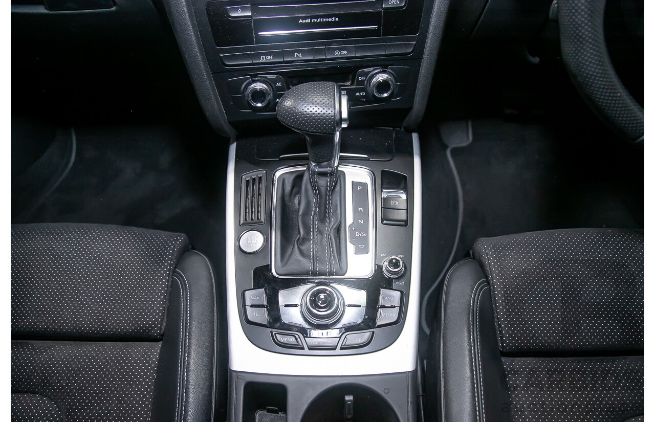 8/2013 Audi A4 2.0 TFSI Quattro (AWD) S-Line Pack B8 (8K) MY13 4d Sedan White Turbo 2.0L