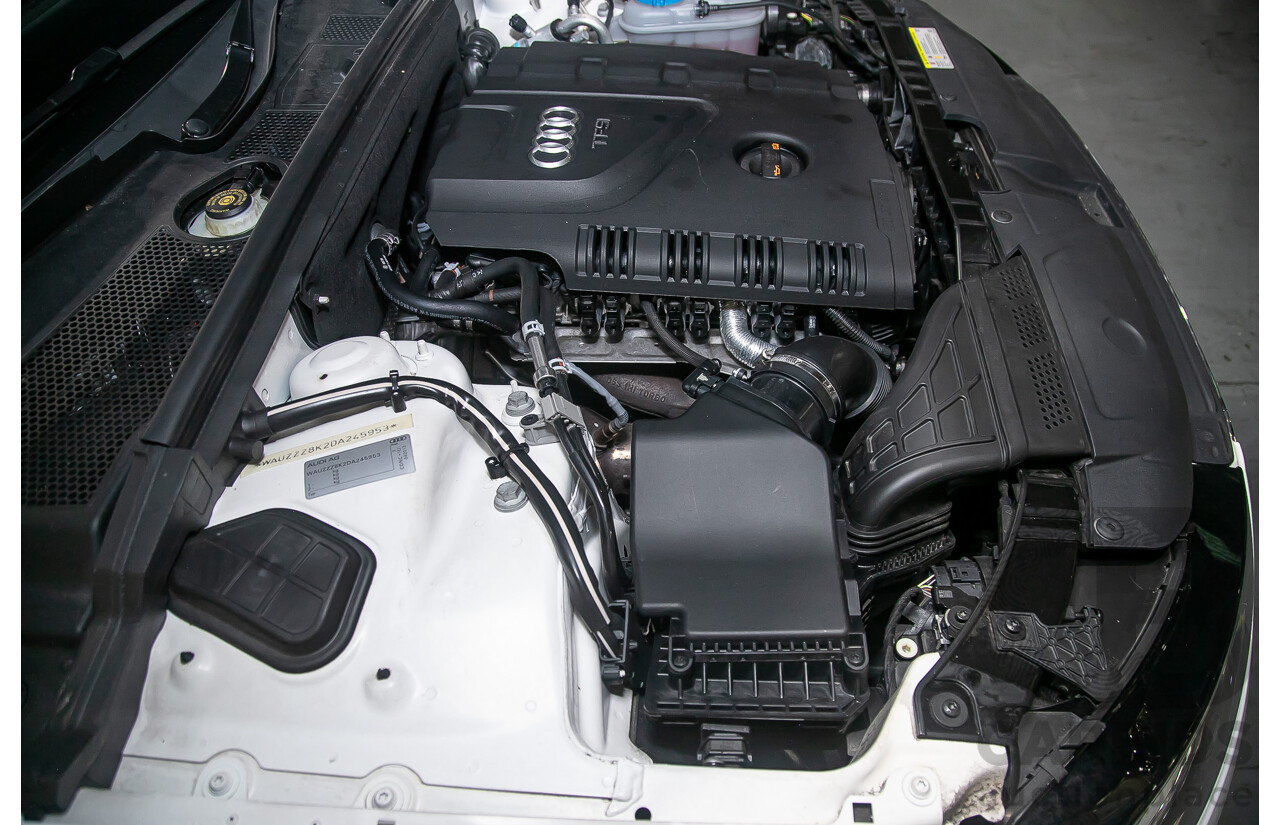 8/2013 Audi A4 2.0 TFSI Quattro (AWD) S-Line Pack B8 (8K) MY13 4d Sedan White Turbo 2.0L