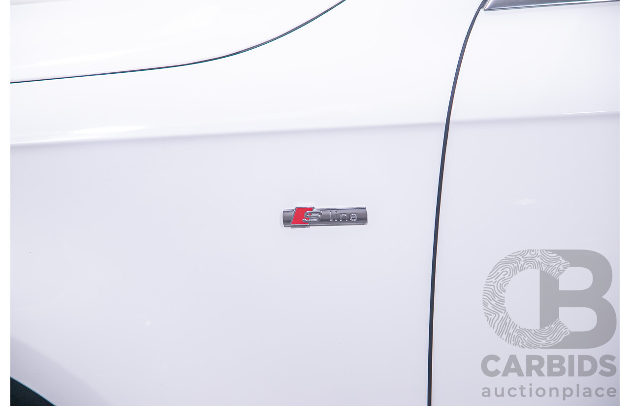 8/2013 Audi A4 2.0 TFSI Quattro (AWD) S-Line Pack B8 (8K) MY13 4d Sedan White Turbo 2.0L