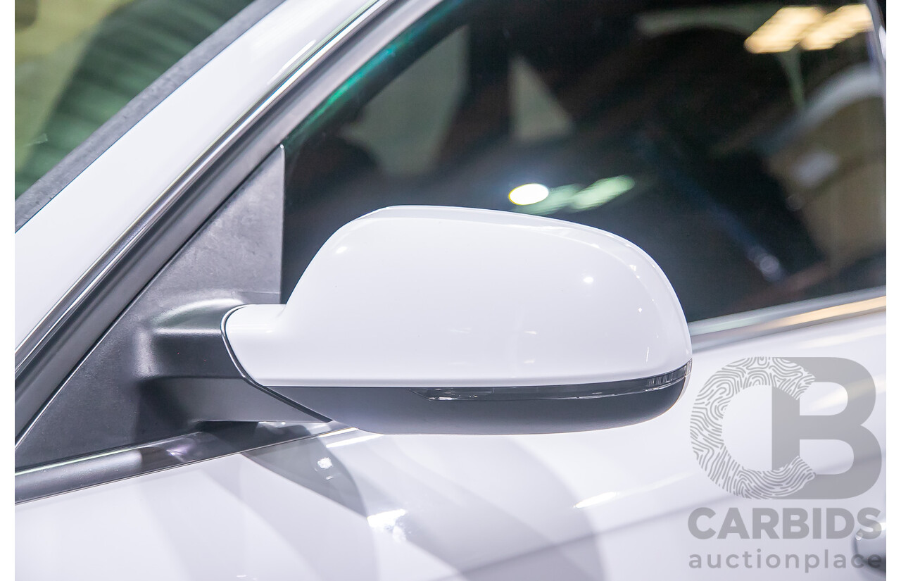 8/2013 Audi A4 2.0 TFSI Quattro (AWD) S-Line Pack B8 (8K) MY13 4d Sedan White Turbo 2.0L