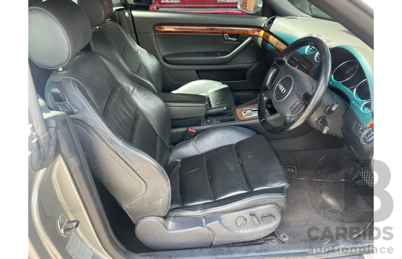 03/04 Audi A4 CABRIOLET FWD B6 2D Cabriolet Grey 1.8L