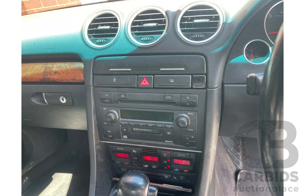 03/04 Audi A4 CABRIOLET FWD B6 2D Cabriolet Grey 1.8L