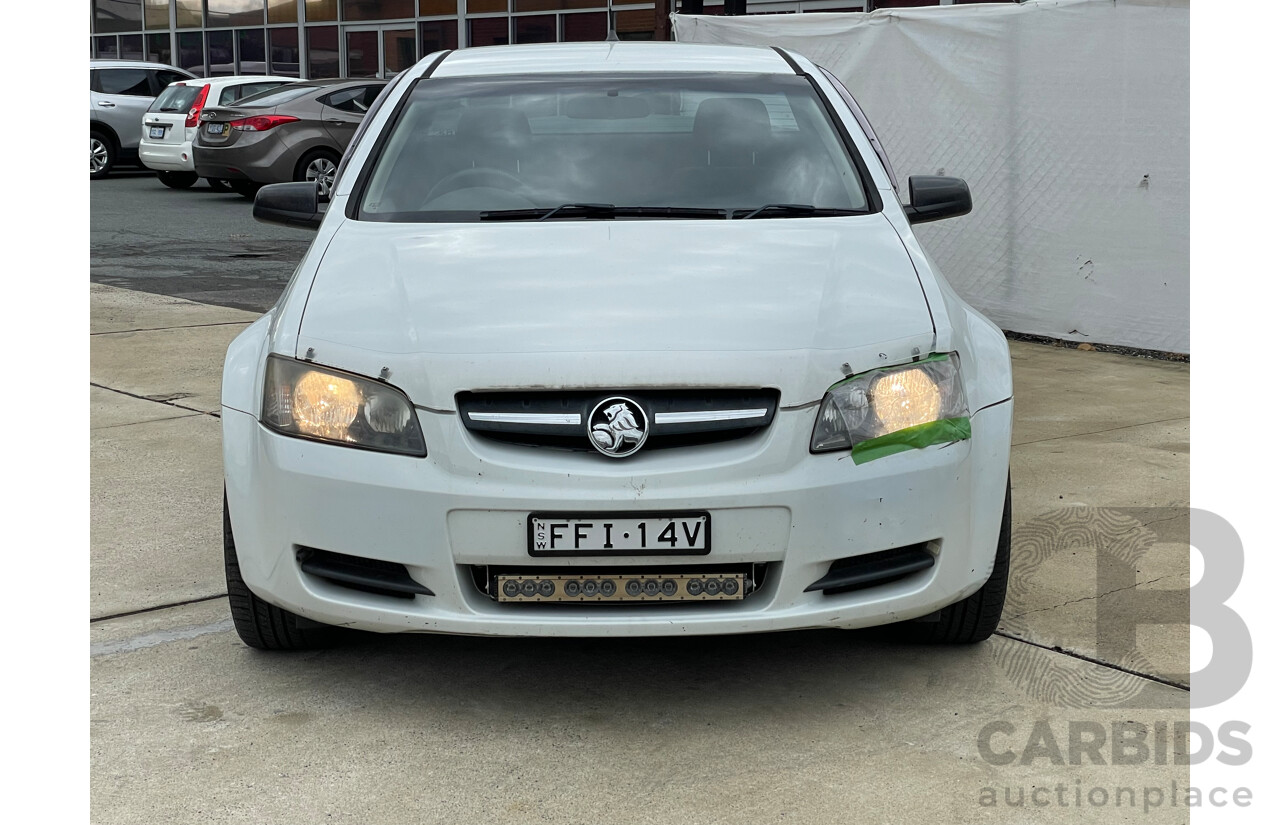 01/10 Holden Commodore OMEGA RWD VE MY10 Utility White 3.6L