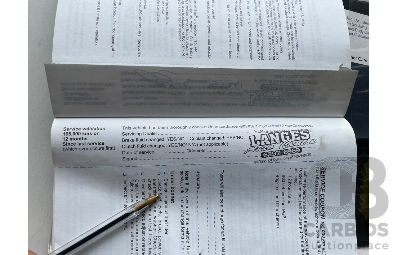 01/10 Holden Commodore OMEGA RWD VE MY10 Utility White 3.6L