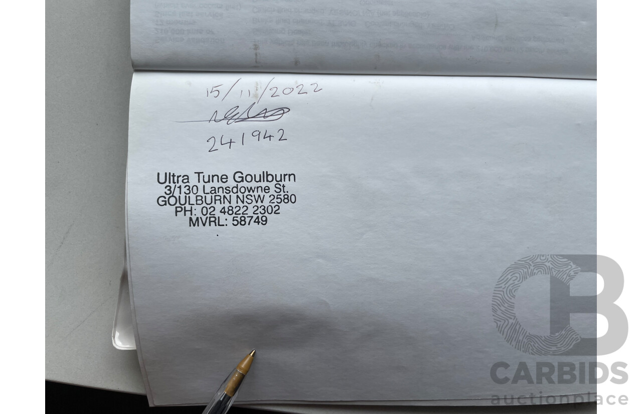 01/10 Holden Commodore OMEGA RWD VE MY10 Utility White 3.6L