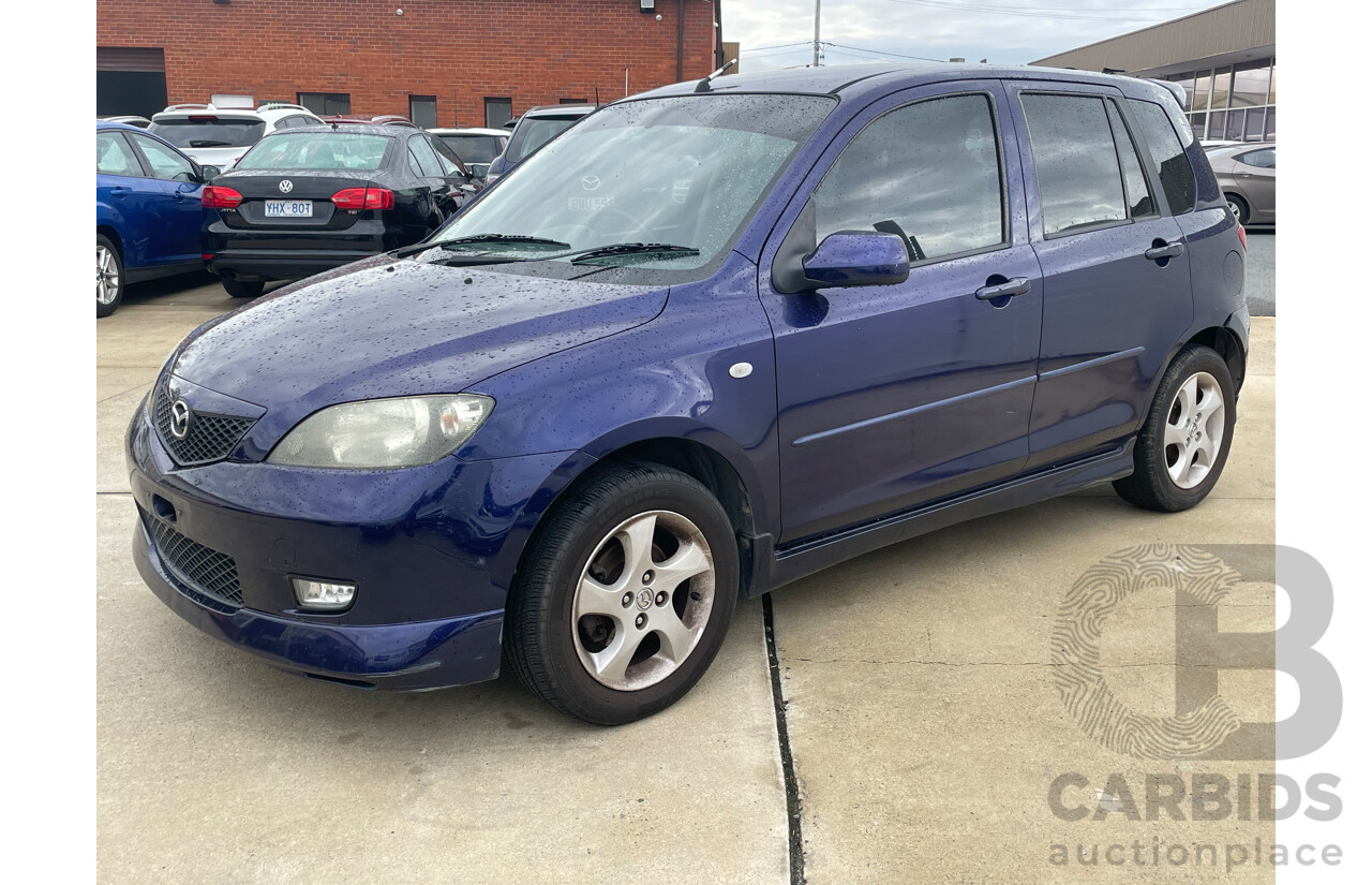 02/05 Mazda Mazda2 GENKI FWD DY 5D Hatchback Blue 1.5L
