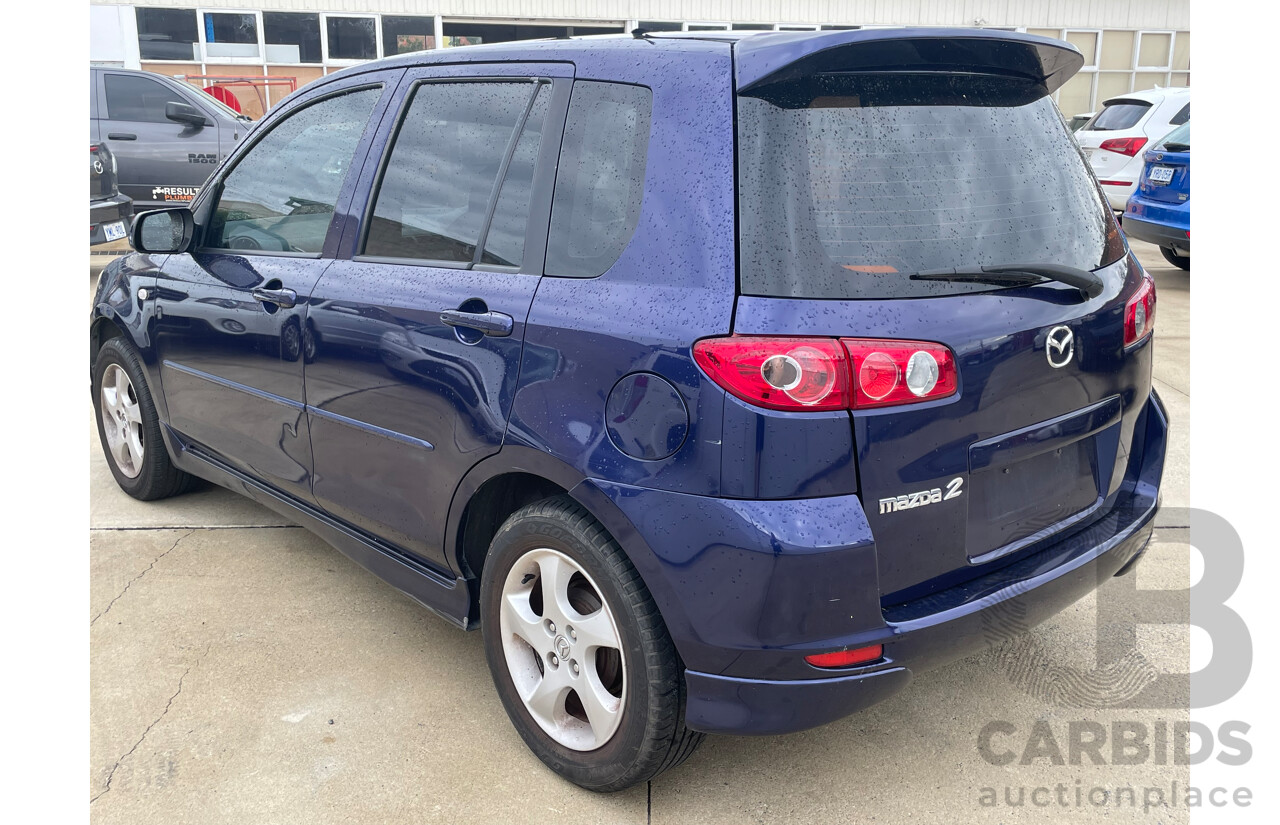 02/05 Mazda Mazda2 GENKI FWD DY 5D Hatchback Blue 1.5L
