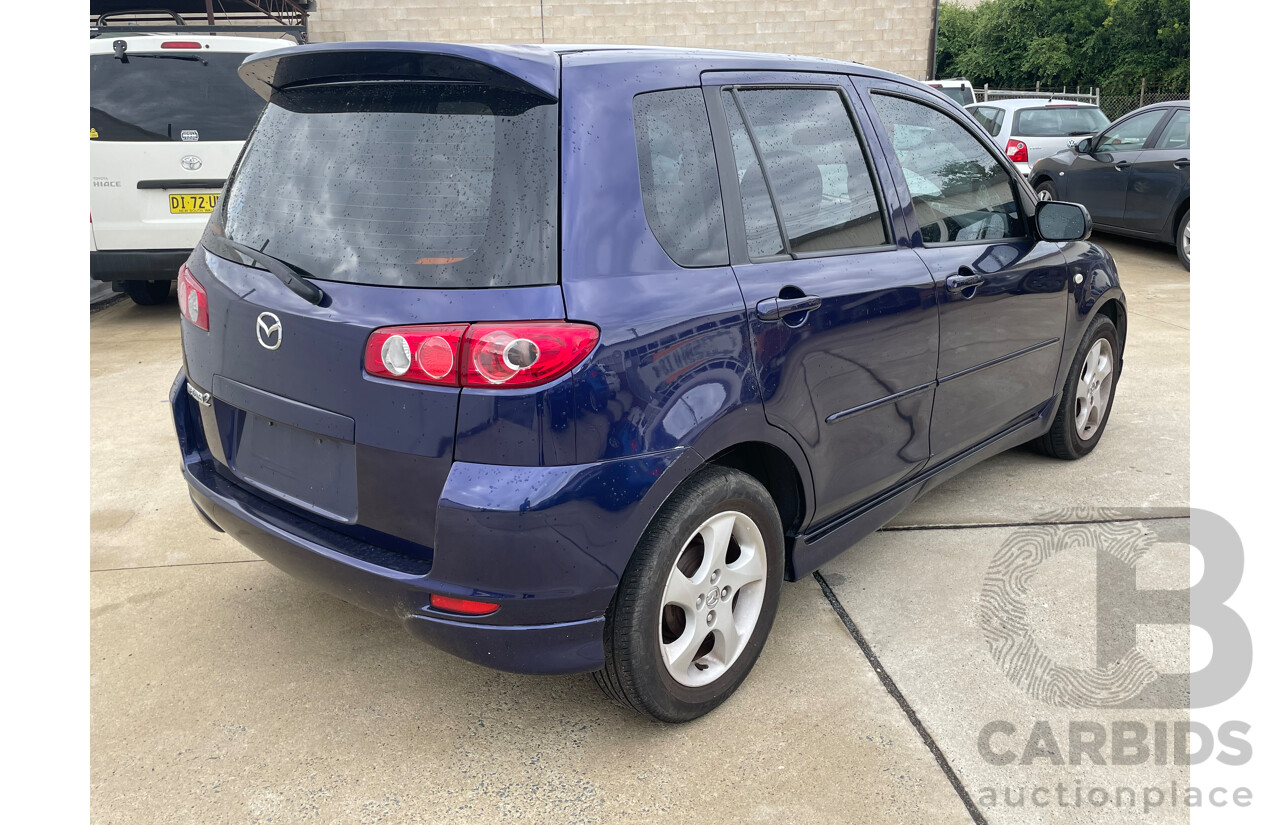 02/05 Mazda Mazda2 GENKI FWD DY 5D Hatchback Blue 1.5L