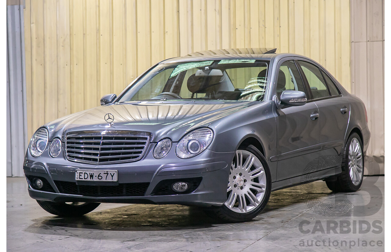 2/2008 Mercedes Benz E280 Elegance 211 MY07 Upgrade 4d Wagon Flint Gray V6 3.0L