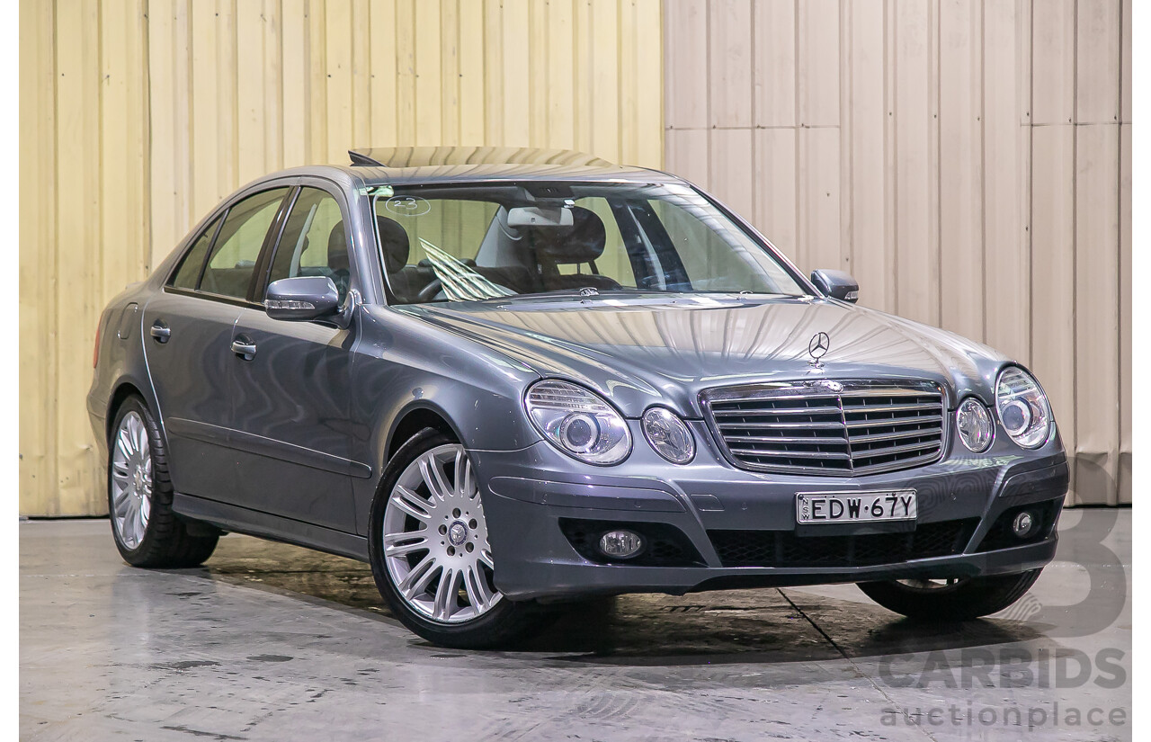 2/2008 Mercedes Benz E280 Elegance 211 MY07 Upgrade 4d Wagon Flint Gray V6 3.0L