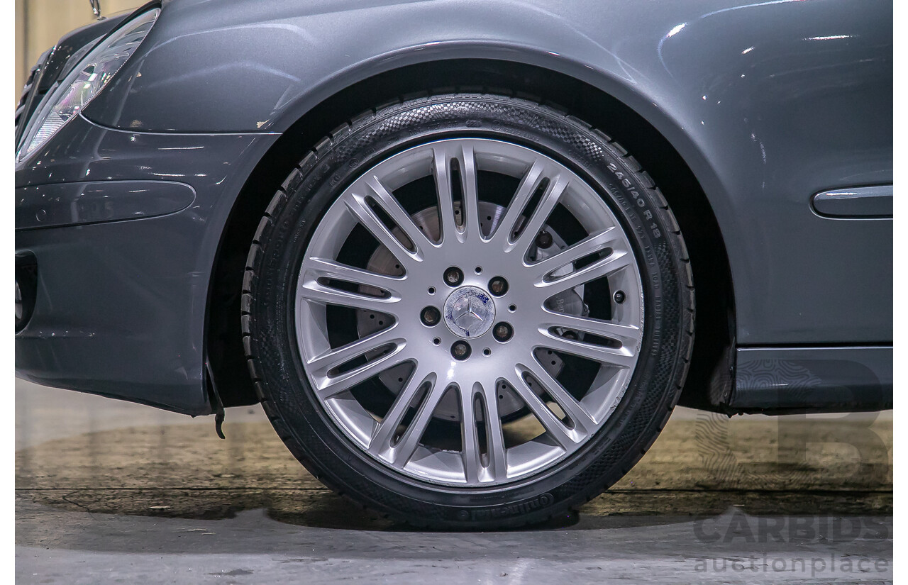 2/2008 Mercedes Benz E280 Elegance 211 MY07 Upgrade 4d Wagon Flint Gray V6 3.0L