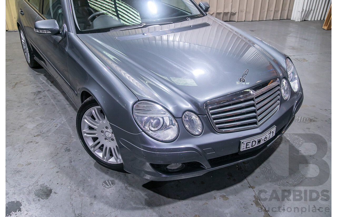 2/2008 Mercedes Benz E280 Elegance 211 MY07 Upgrade 4d Wagon Flint Gray V6 3.0L