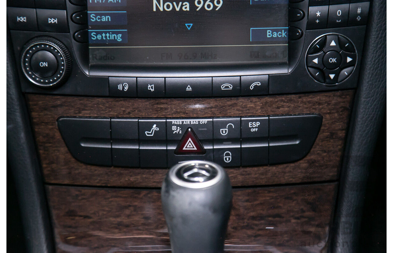 2/2008 Mercedes Benz E280 Elegance 211 MY07 Upgrade 4d Wagon Flint Gray V6 3.0L