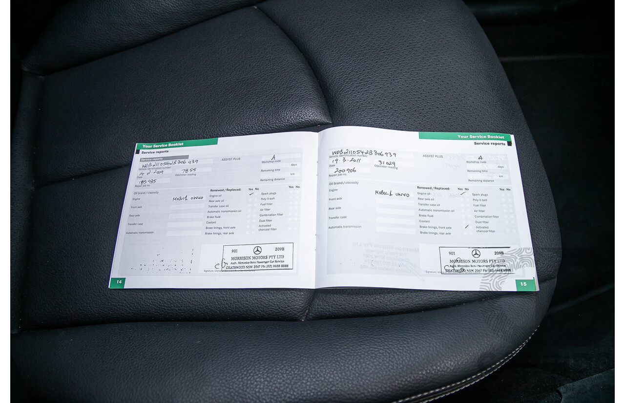 2/2008 Mercedes Benz E280 Elegance 211 MY07 Upgrade 4d Wagon Flint Gray V6 3.0L