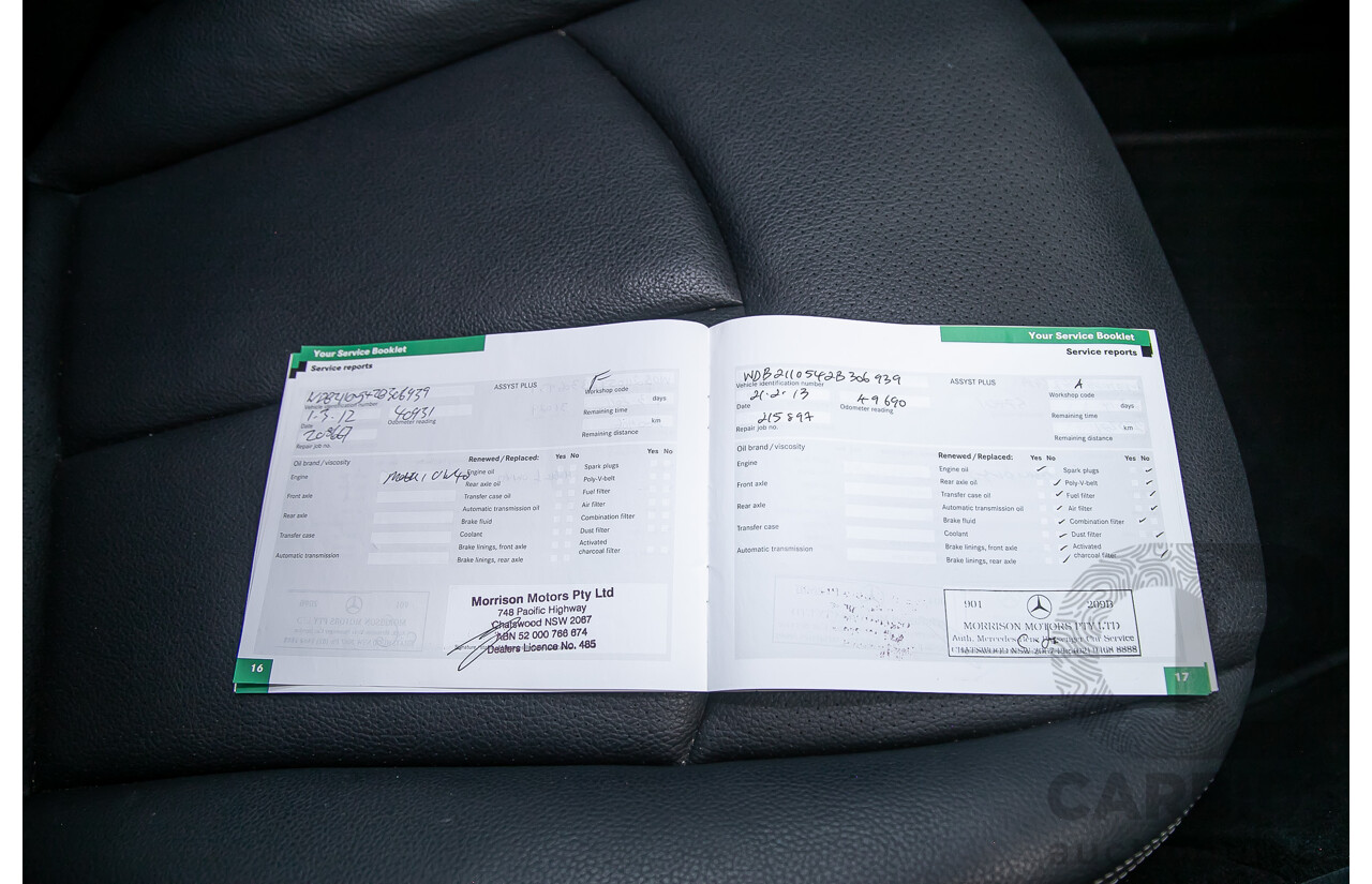 2/2008 Mercedes Benz E280 Elegance 211 MY07 Upgrade 4d Wagon Flint Gray V6 3.0L