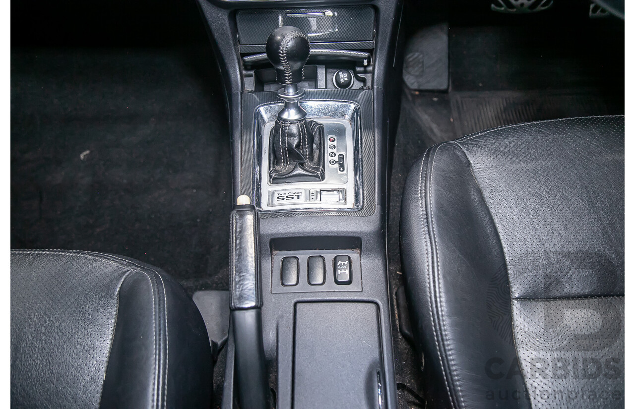 8/2010 Mitsubishi Lancer Ralliart (AWD) CJ MY10 4d Sedan White Turbo 2.0L