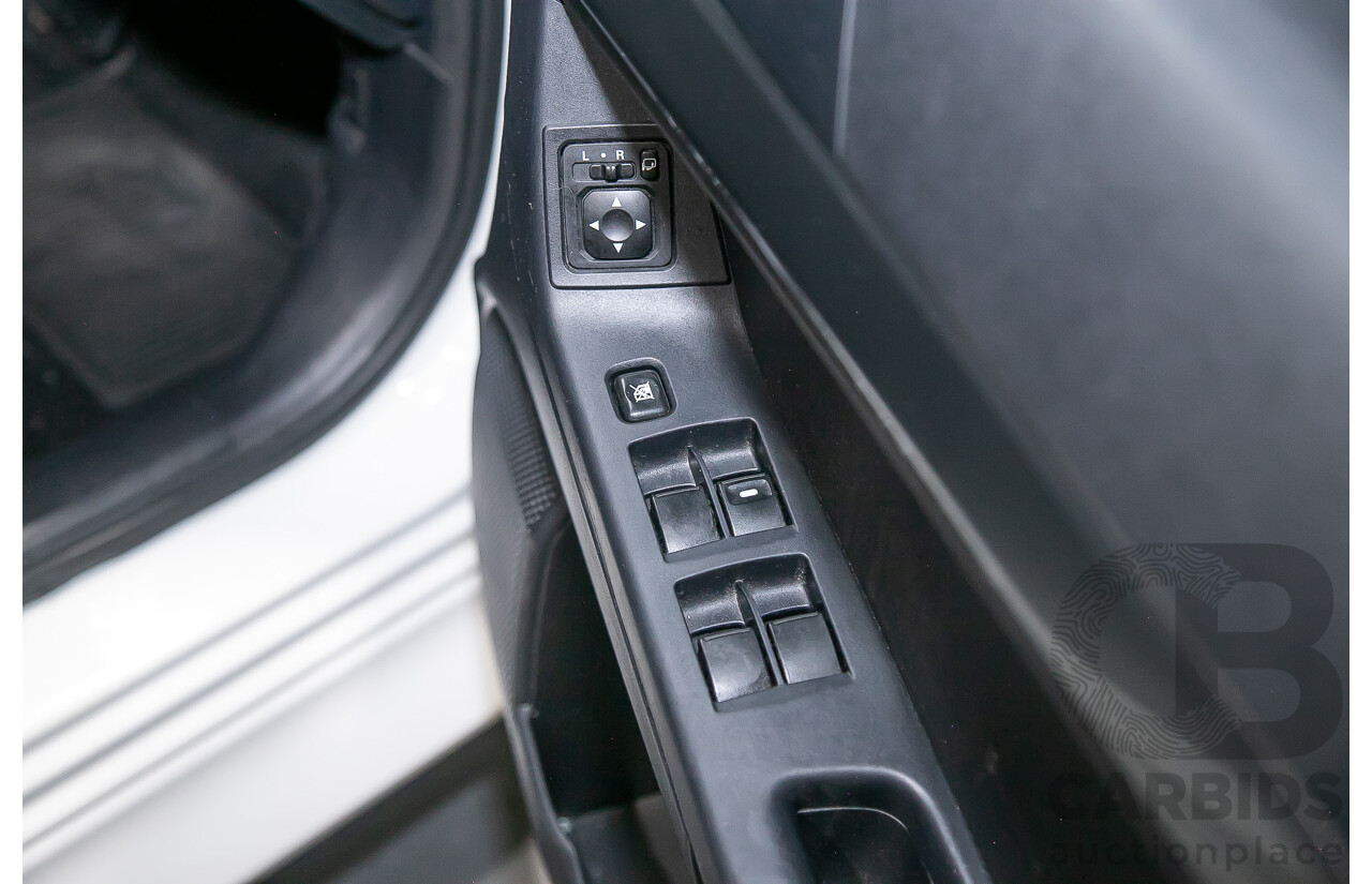 8/2010 Mitsubishi Lancer Ralliart (AWD) CJ MY10 4d Sedan White Turbo 2.0L