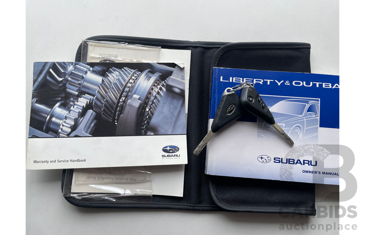 11/03 Subaru Outback 3.0R AWD MY04 4D Wagon Silver 3.0L