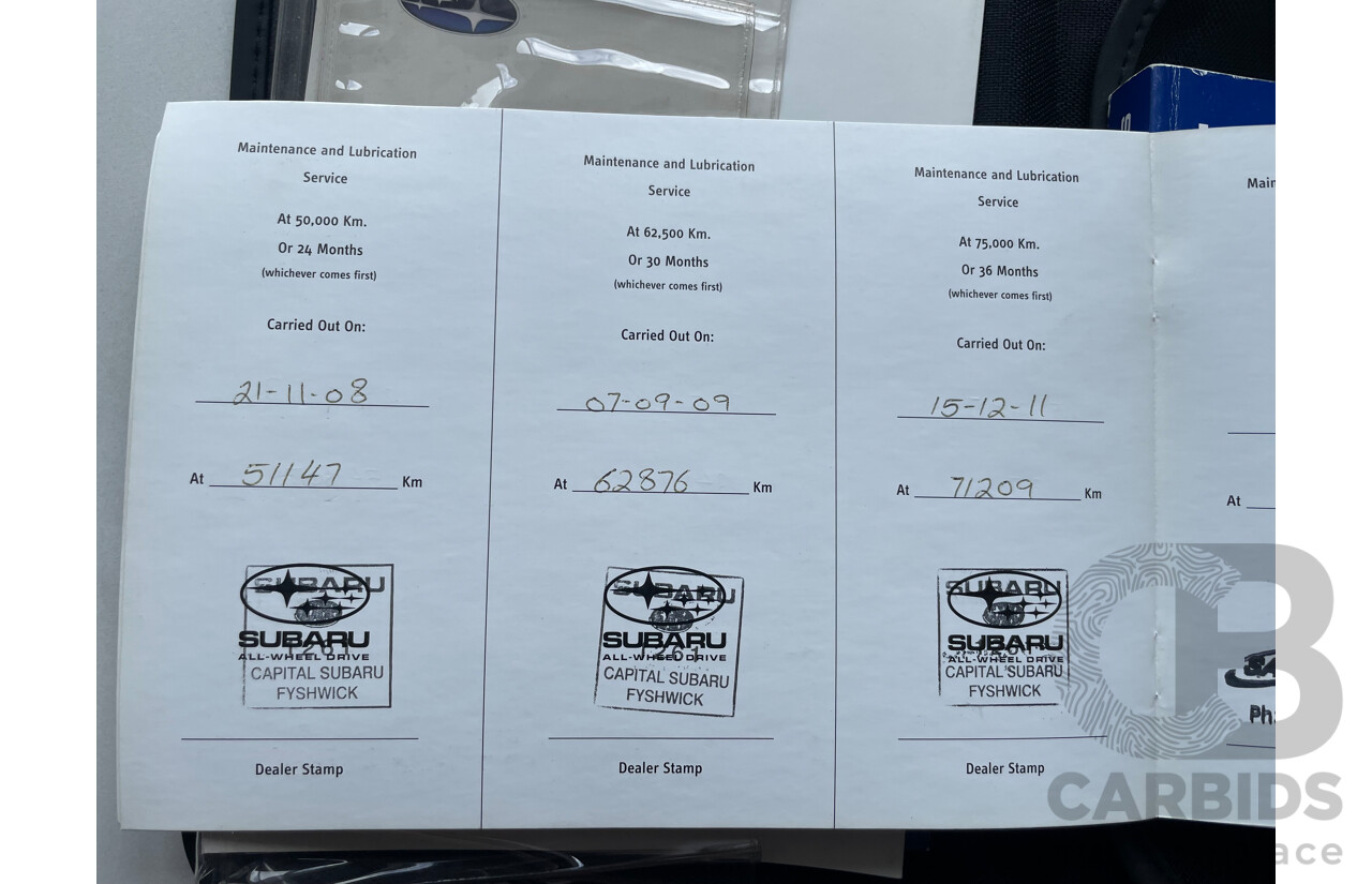 11/03 Subaru Outback 3.0R AWD MY04 4D Wagon Silver 3.0L