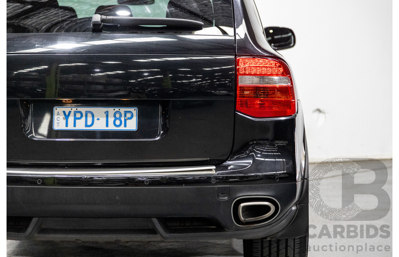 12/2009 Porsche Cayenne (AWD) MY09 4D Wagon Black Turbo Diesel V6 3.0L