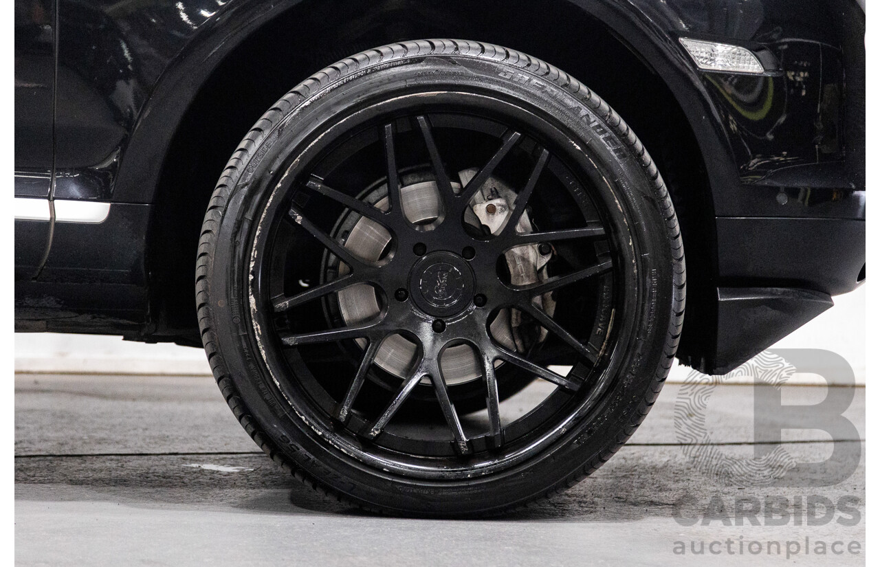 12/2009 Porsche Cayenne (AWD) MY09 4D Wagon Black Turbo Diesel V6 3.0L