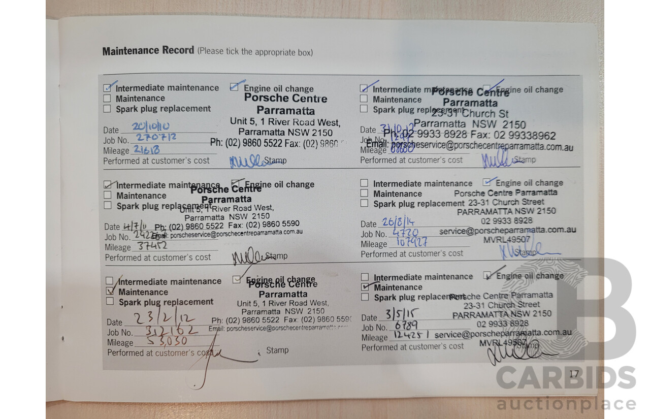 12/2009 Porsche Cayenne (AWD) MY09 4D Wagon Black Turbo Diesel V6 3.0L