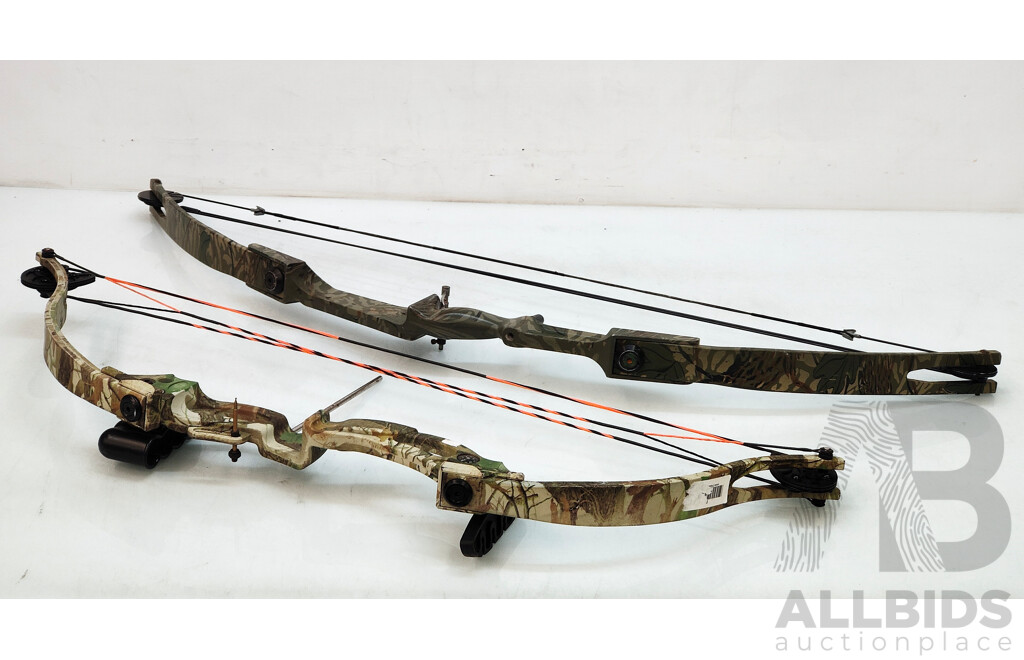 Assorted Lot of Bows and Arrows