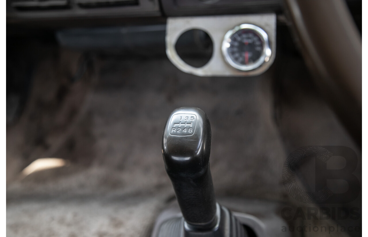 05/1988 Hino GD 166L Tray Back 2d Cab Chassis Truck White Diesel 6.0L
