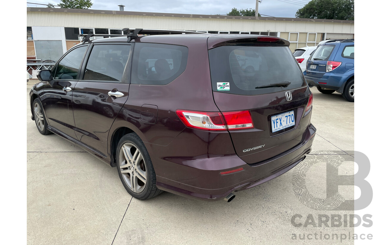 8/2009 Honda Odyssey Luxury RB 4d Wagon Purple 2.4L